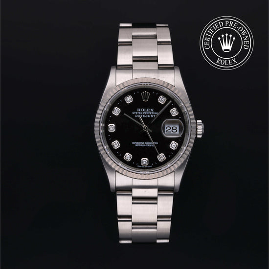 36MM  18K OYST/W DATEJUST Watch