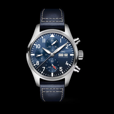 Pilot Chronograph Stainless Steel, Blue Dial Watch | 41MM | IW388101