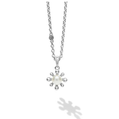 Fleur Pearl Pendant Necklace