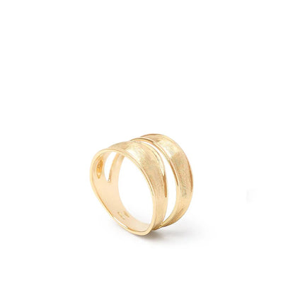 Lunaria Split Band Ring in 18K Yellow Gold