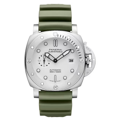 Submersible QuarantaQuattro Stainless Steel White Dial Watch | 44MM | PAM01595