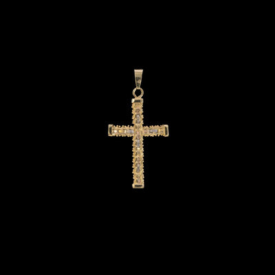 Tapper's Estate Collection | 18K Tri Color Gold Cross Pendant