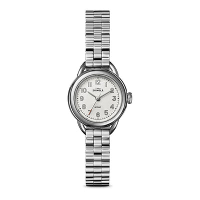Runabout Stainless Steel with White Dial Watch | 25MM | S0120288785
