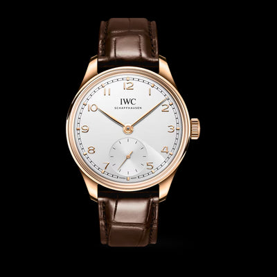 Portugieser Automatic 18K Rose Gold, Silver Dial Watch | 40.4MM | IW358404