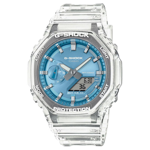 CASIO G-SHOCK アナデジ 本体　GA2100 G-SHOCK ANA-DIGI 2100 Series Sky Blue Watch | 48.5MM | GA2100BM-7A2