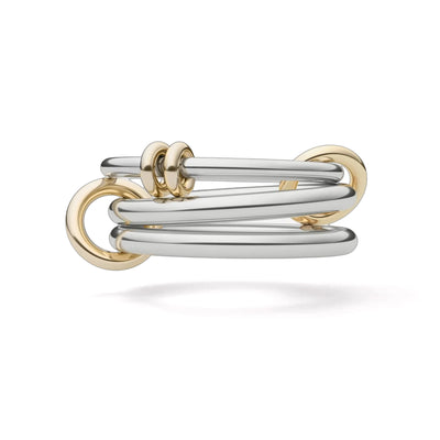 Raneth Triple-Band Ring in 18K Sterling Silver & 18k Yellow Ring
