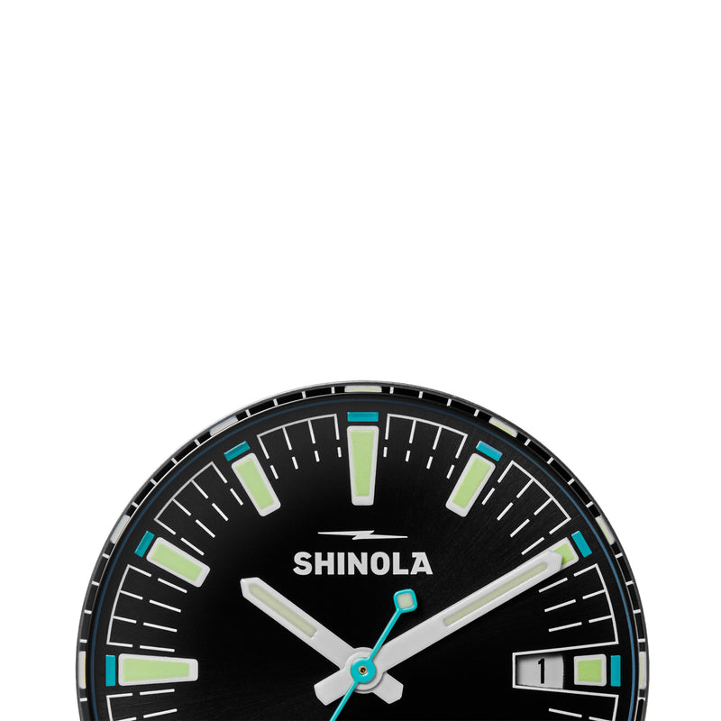 Shinola The Duck Stainless Steel, Black Dial Watch | 40MM | 20301730