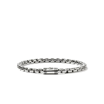 Box Chain Bracelet in Sterling Silver, 4.8mm
