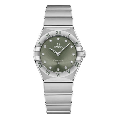 Seamaster Aqua Terra 150M Stainless Steel, Gray Dial & Diamond Bezel Watch | 30MM