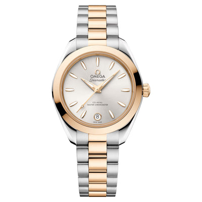 Seamaster Aqua Terra 150M Steel/18K Moonshine Gold, Silver Dial Watch | 30MM