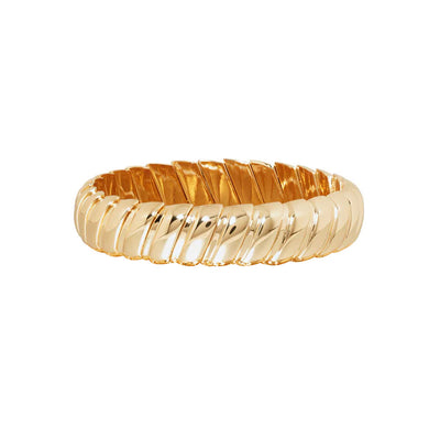 The Big Cobra Bracelet in Gold Tone