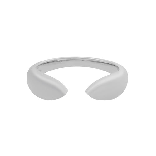 Open Dome Ring in 14K White Gold