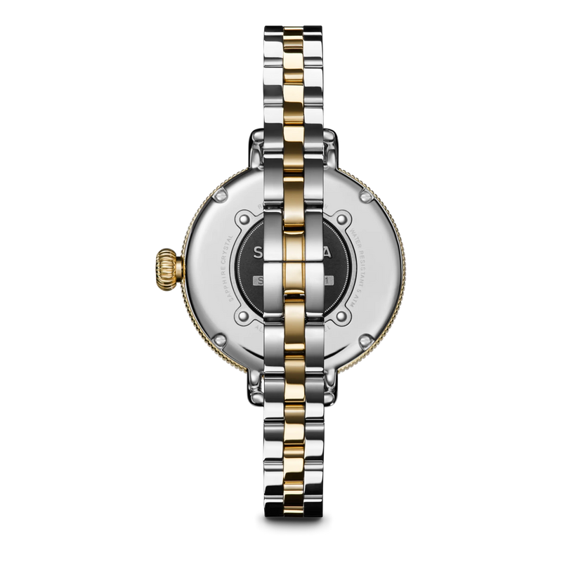 Birdy Stainless Steel/Two Tone Gold Petoskey Stone Dial Watch | 34MM |
