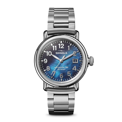 Runwell Blue Mop Dial Watch | 36MM | S0120308479