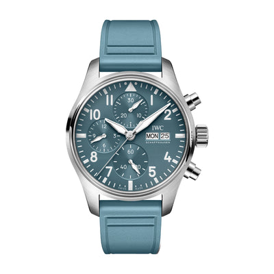 Pilot's Watch Chronograph  Stainless Steel, Blue Dial Watch | 41MM | IW388117