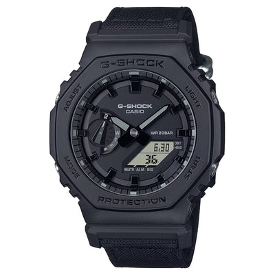 G-SHOCK ANA-DIGI CARBON CORE Fabric Strap Black Watch | 48.5MM | GA2100BCE-1A
