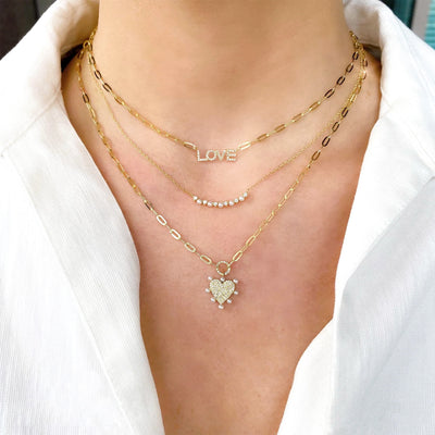 Cultured Pearl and Diamond Necklace in 14K Yellow Gold, 0.12cttw