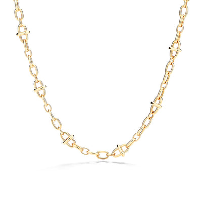 Iconica Chain Link Necklace in 18K Yellow Gold