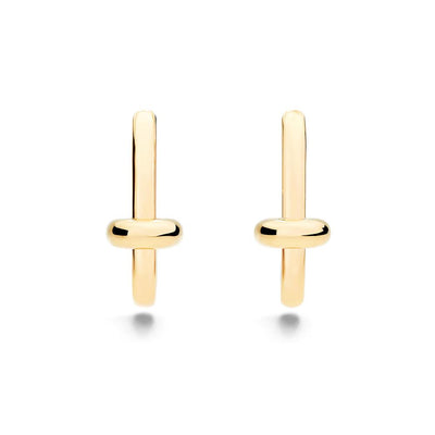 Iconica Link Drop Earrings in 18K Yellow Gold
