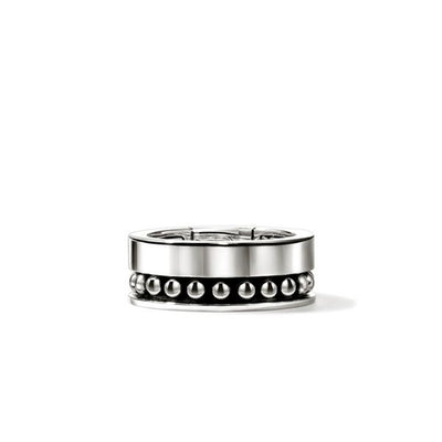 Nailhead Ring in Sterling Silver, 9MM