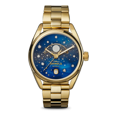 Celestial Derby Midnight Blue Dial Watch | 38MM | S0120303678