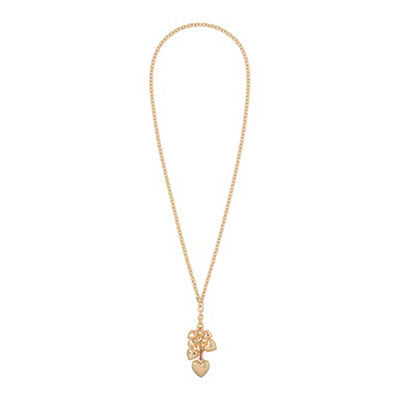 The Family of Hearts Pendant in Gold Tone Brass