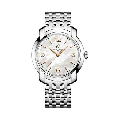 Lady Premier Stainless Steel Mother of Pearl Dial Watch | 32MM | A77330121A2A1