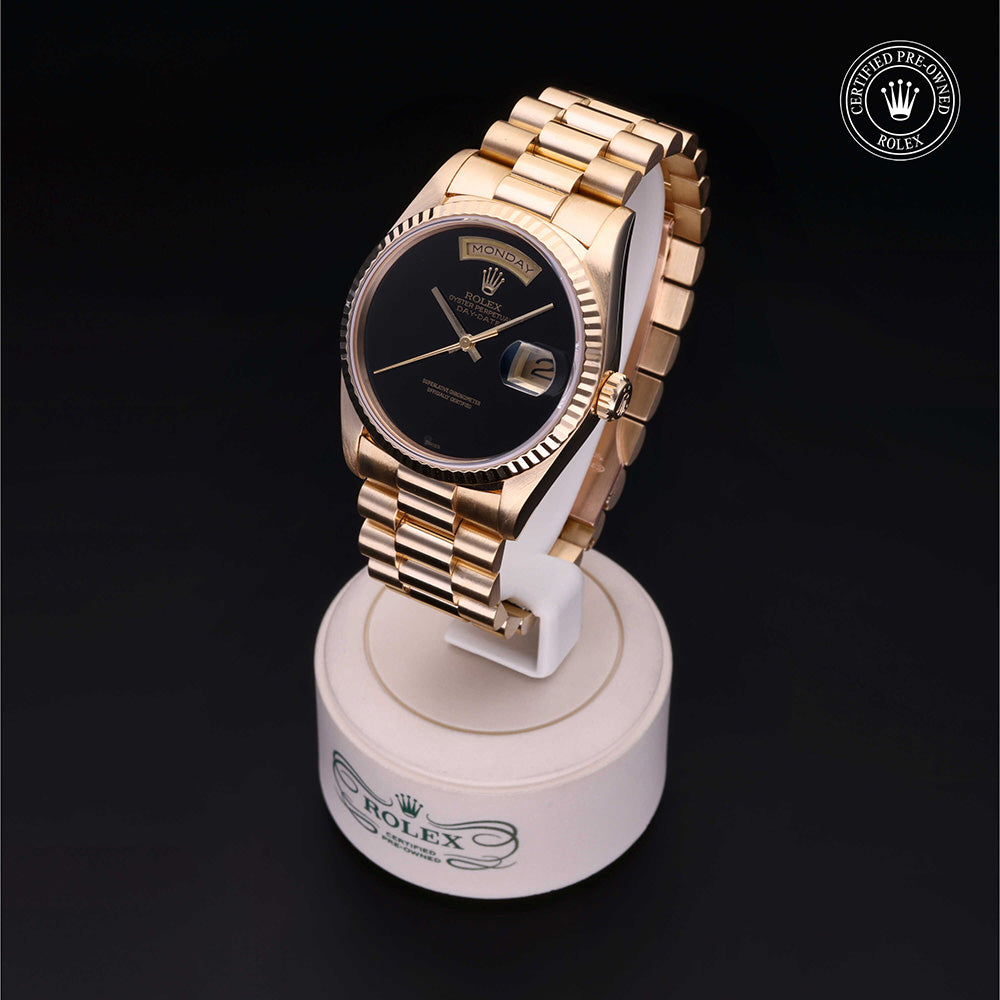Rolex Certified Pre-Owned Day-Date 36.0mm in Yellow Gold, 18238