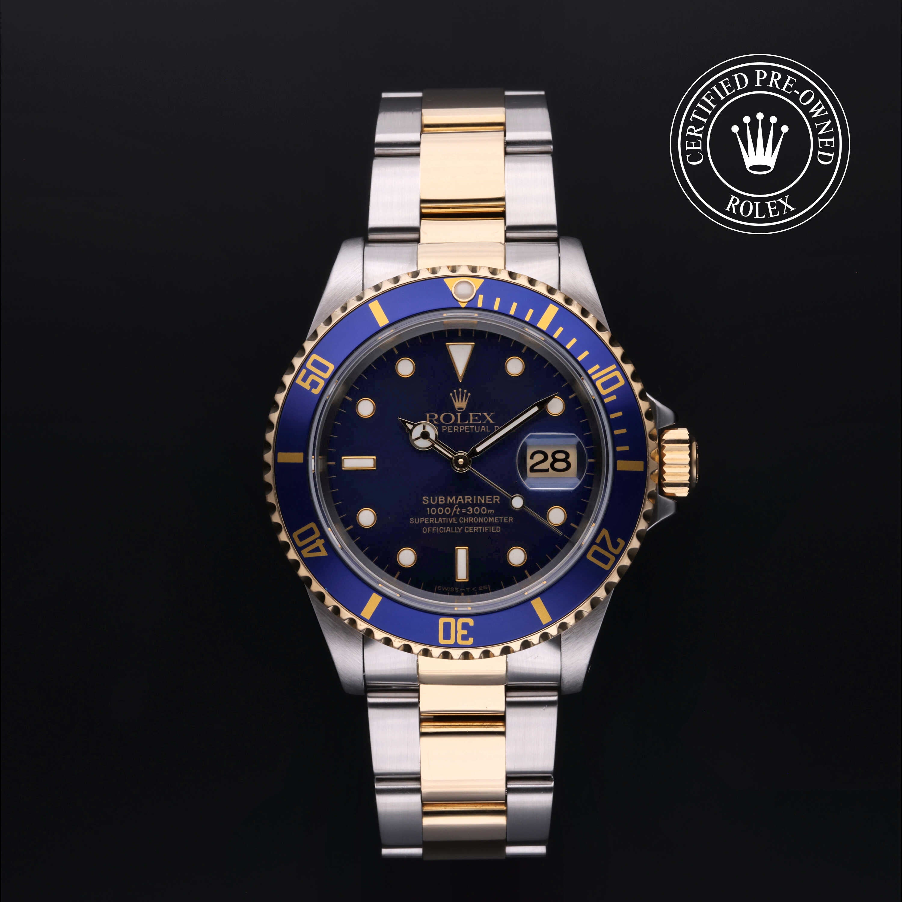 Rolex Certified Pre-Owned Datejust 36.0mm in Yellow Gold, 16018