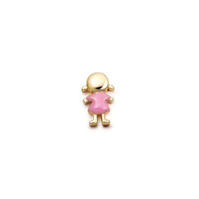 Girl Charm in 18K Yellow Gold