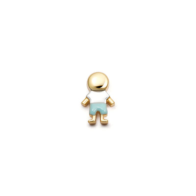 Boy Charm in 18K Yellow Gold