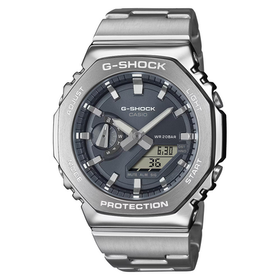 G-STEEL 2100 Series Ana/Digi Gray Dial Watch | 44.4MM | GM2110D-8A