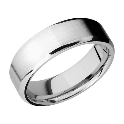 Men's Beveled Cobalt Chrome Band