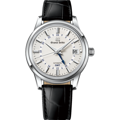 Elegance Automatic GMT Snowdrop Stainless Steel Watch | 39.5MM | SBGM255