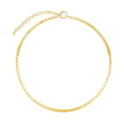 Foundation Chain Necklace Short in 18K Yellow Gold