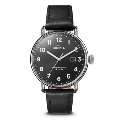 Canfield Black Dial Watch | 38MM | S01202315245