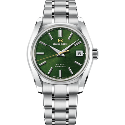 Heritage Stainless Steel Green Dial Watch | 40MM | SBGH351