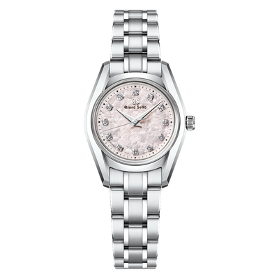 Heritage Quartz Stainless Steel Pink Dial Watch | 26MM | STGF387