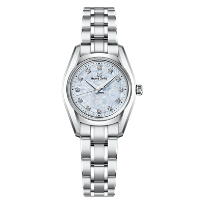 Heritage Stainless Steel Light Blue Dial Watch | 26MM | STGF389
