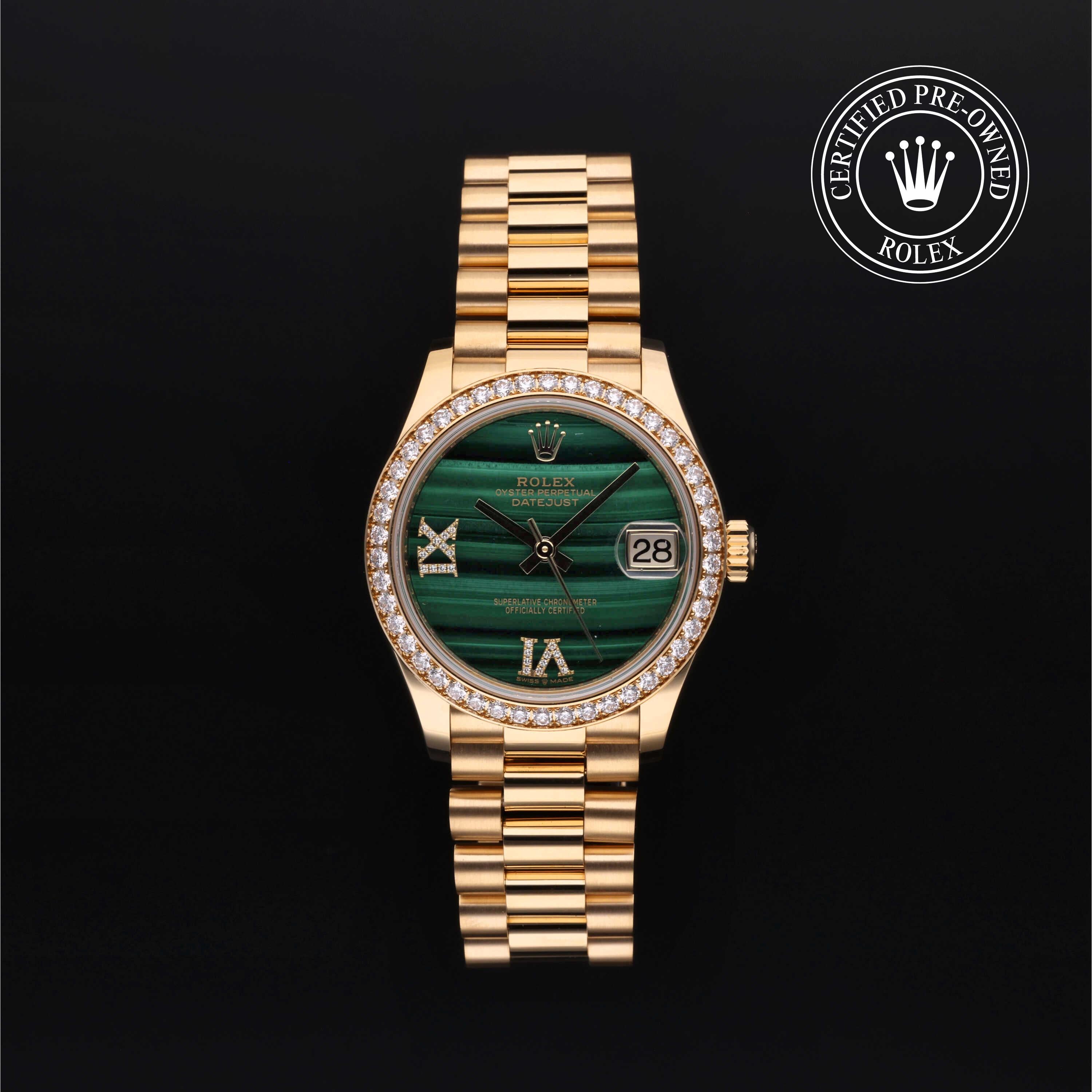Rolex Certified Pre-Owned Datejust 36.0mm in Yellow Gold, 16018