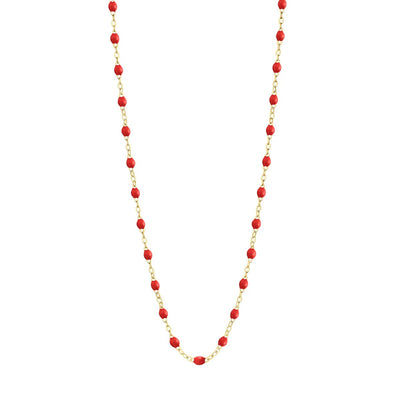 Classic Gigi Poppy necklace, yellow gold, 16.5"