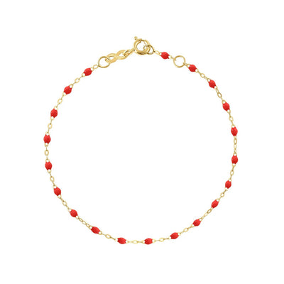 Classic Gigi Poppy bracelet, Yellow Gold, 6.7"