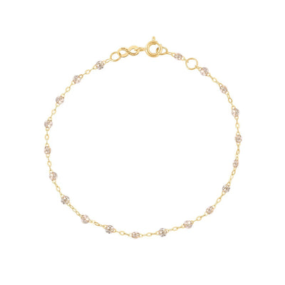 Classic Gigi Sparkle bracelet, Yellow Gold, 6.7"