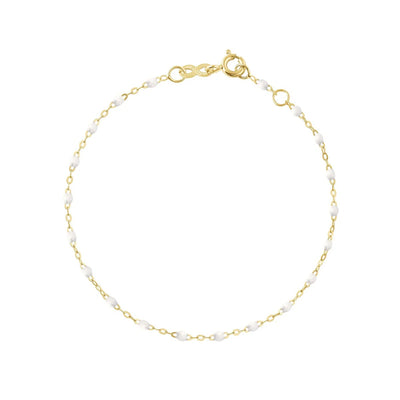 Classic Gigi Sparkle bracelet, Yellow Gold, 6.7"