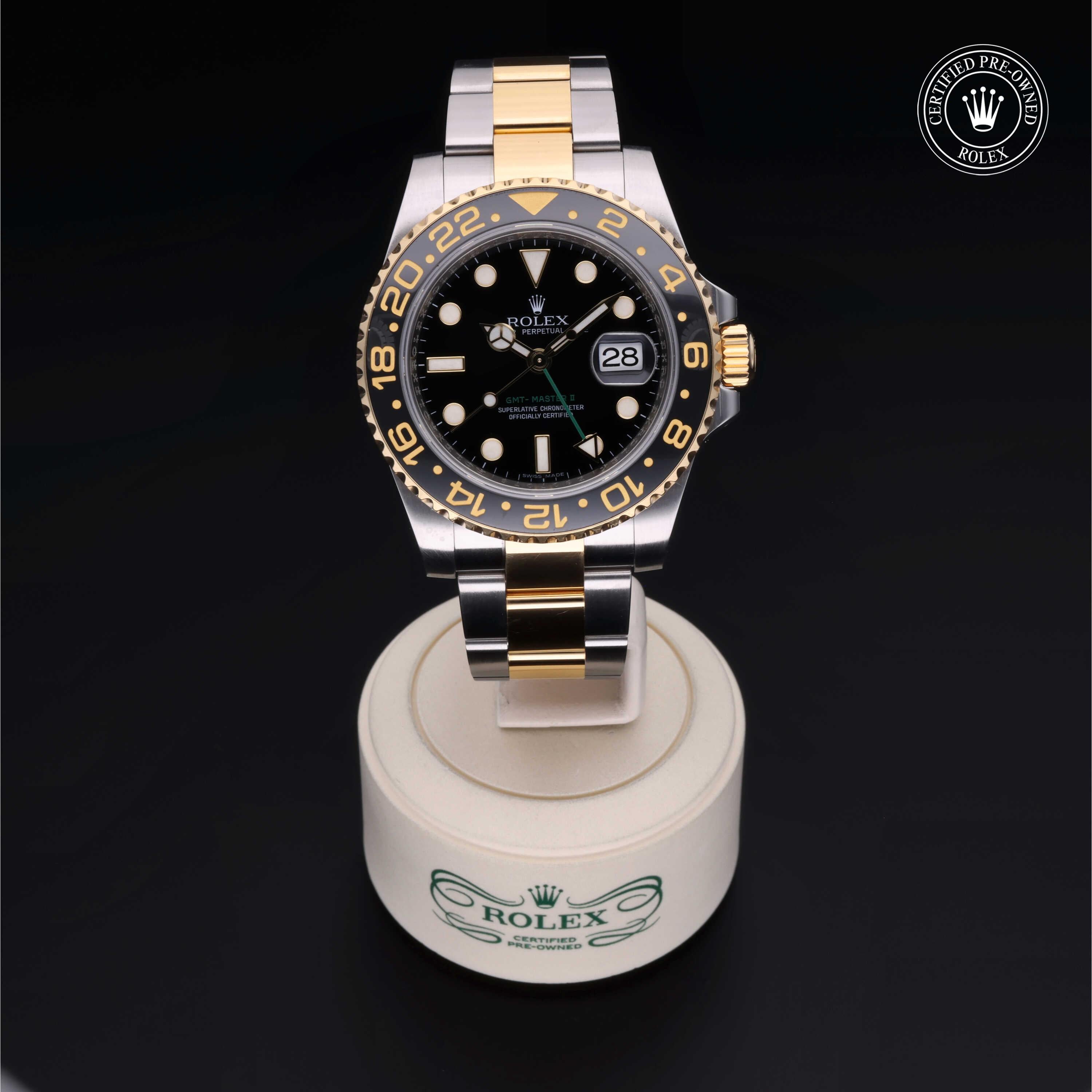 Rolex Certified Pre-Owned GMT-Master II 40.0mm in Oystersteel and