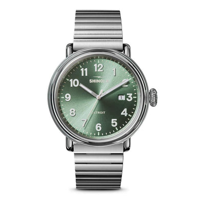 Detrola Cypress Green Dial Watch | 41MM | S0120494125