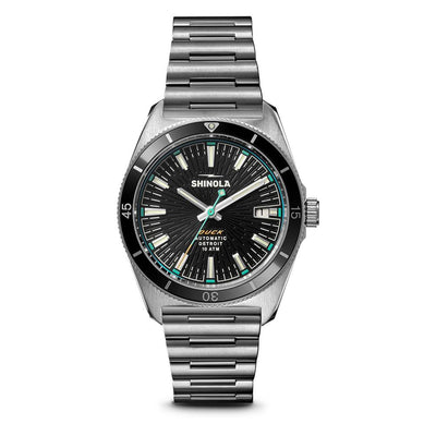 Duck Automatic 9085 Black Dial Watch | 38MM | S0120498597