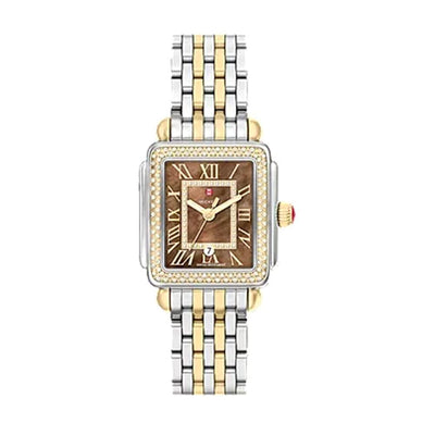 Deco Madison Mid Diamond Two-Tone 18K Gold-Plated Stainless Steel Watch | 31MM | MWW06G000052