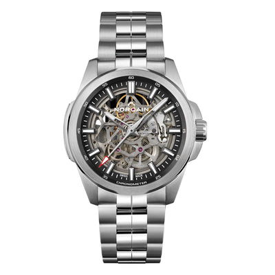 Independence Skeleton Silver Dial Watch | 42MM | N3000.07S01.B01.S01