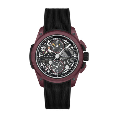 Wild ONE Skeleton Chrono Burgundy & Black Watch | 42MM | N3002.40Q02.B01.R01